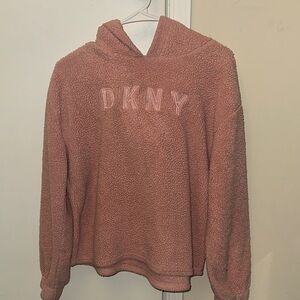 DKNY Pink Fleece Hoodie